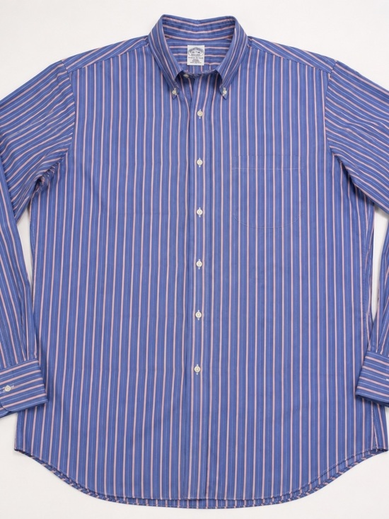 Brooks Brothers Other - Brooks Brothers Stripe Button-Down Dress Shirt Size 16.5 - 34 Slim Fit